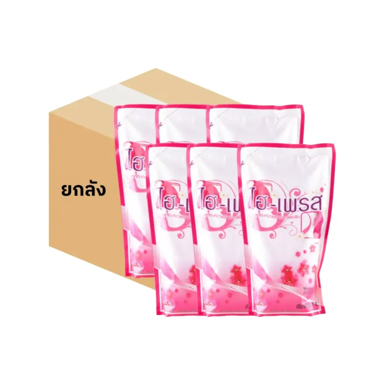 [40ซอง] ไฮ เพรส /Hi Press น้ำยารีดผ้าเรียบกลิ่นหอม 500 มล. รีดลื่นและเร็ว ไม่ทำลายเนื้อผ้า พร้อมส่ง