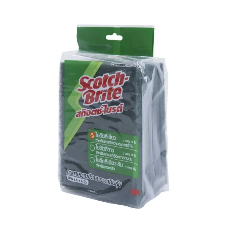 สก๊อตซ์ไบรต์สีเขียว #96 (4.5"x6") 240 แผ่น/กล่อง