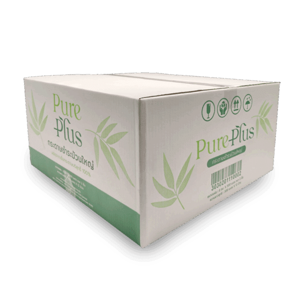 [ยกลัง 12 ม้วน] JUMBO ROLL PUREPLUS / กระดาษชำระม้วนใหญ่ PUREPLUS 2 ชั้น 300 ม. - Image 3