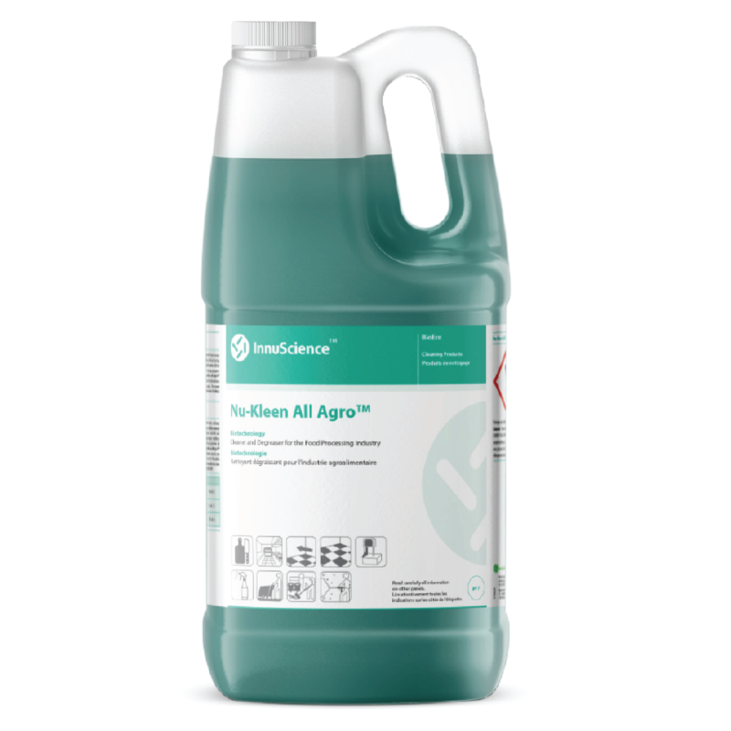 Nu-Kleen All Agro น้ำยาทำความสะอาดและขจัดคราบไขมันพื้นผิวสำหรับห้องครัว ขนาด 4 ลิตร